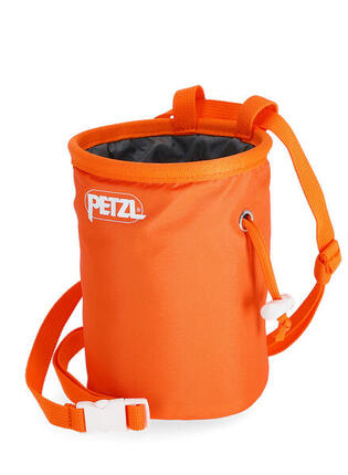 Petzl Bandi Magnesiumtasche orange, kompakt, Kordelzug