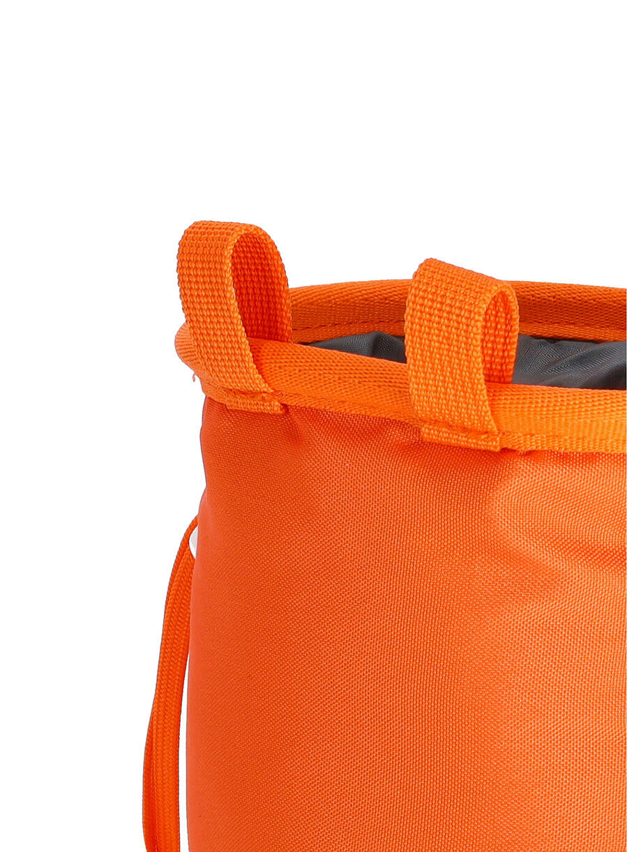 Petzl Bandi Magnesiumtasche orange, kompakt, Kordelzug 6/6