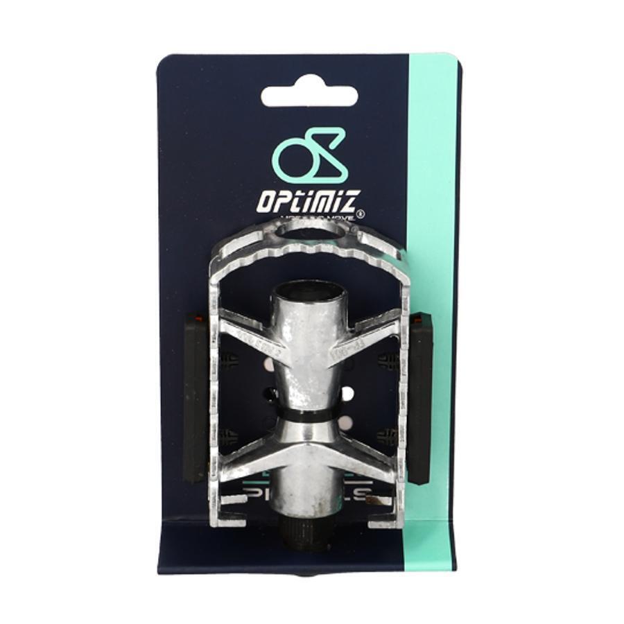 Aluminium pedalen met verstelbare voetsteun Optimiz D9/16 2/2