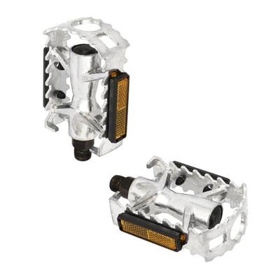 Aluminium pedalen met verstelbare voetsteun optimiz d9/16