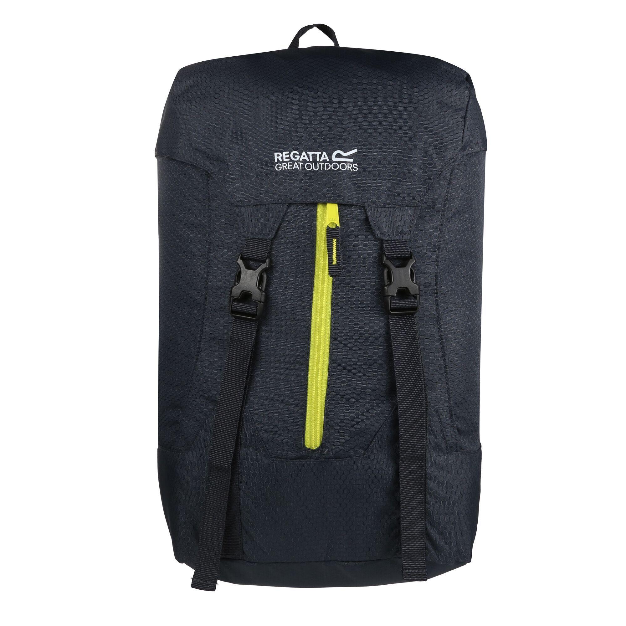 REGATTA Grote Buiten Easypack Pakket Rugzak/Rugzak (25 Liter) (Ebbenhouten/Neon-veer)