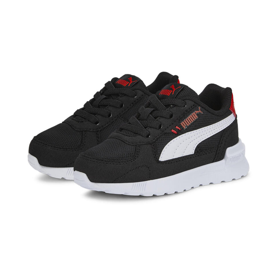 Niemowlęce obuwie sportowe Graviton AC PUMA Black White Red thumbnail