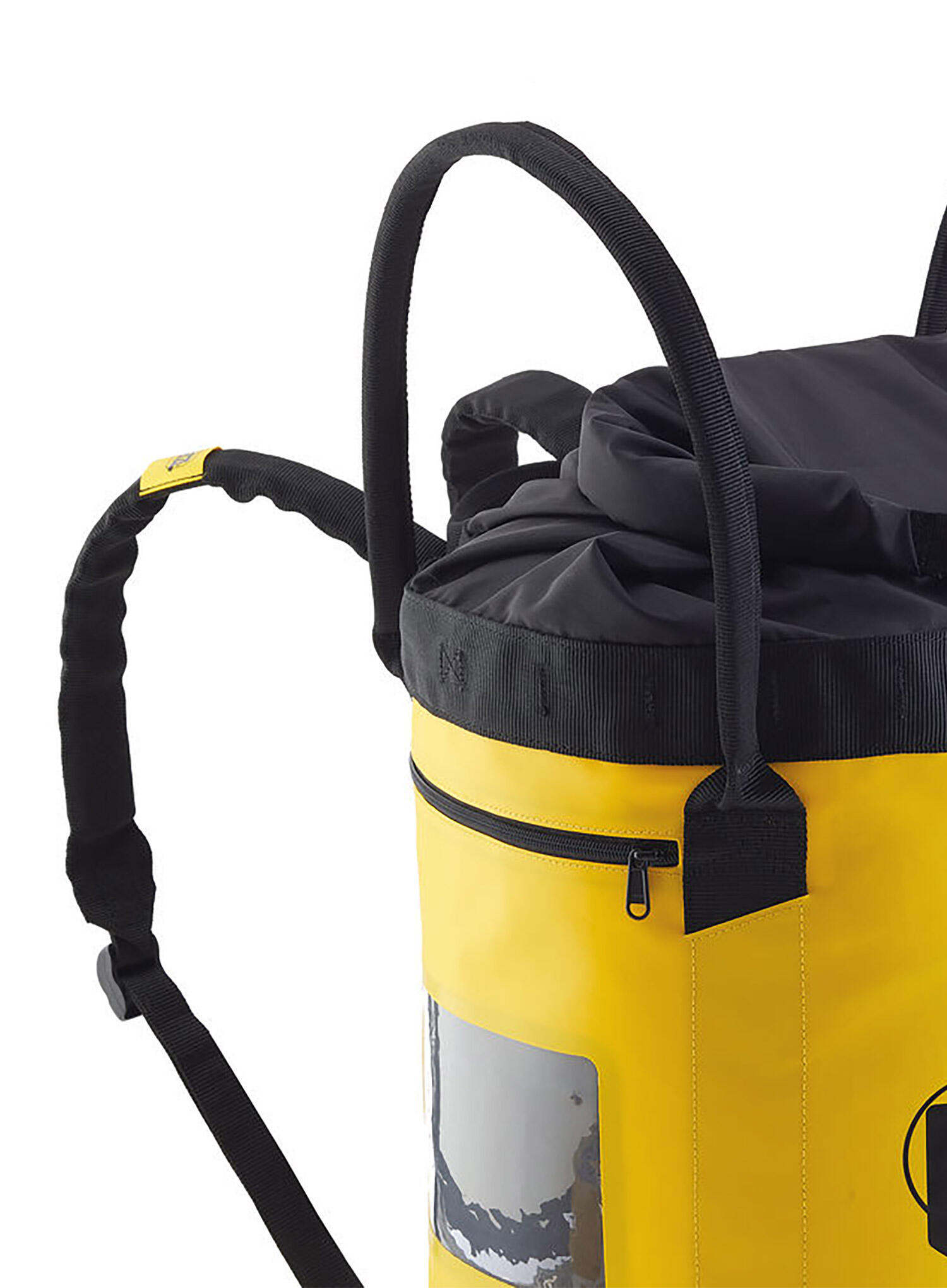 Sac auto-portant PETZL BUCKET 45 L étanche TPU, bretelles rembourrées 5/5