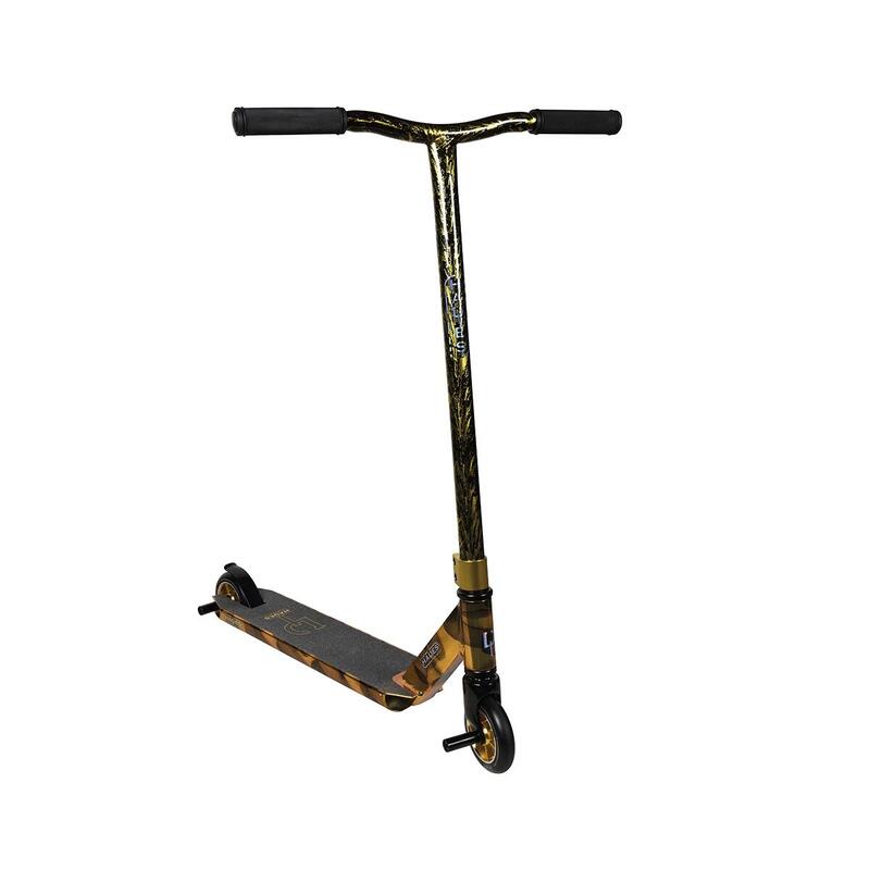 Trottinette freestyle ARES 21 - Chrome - gold