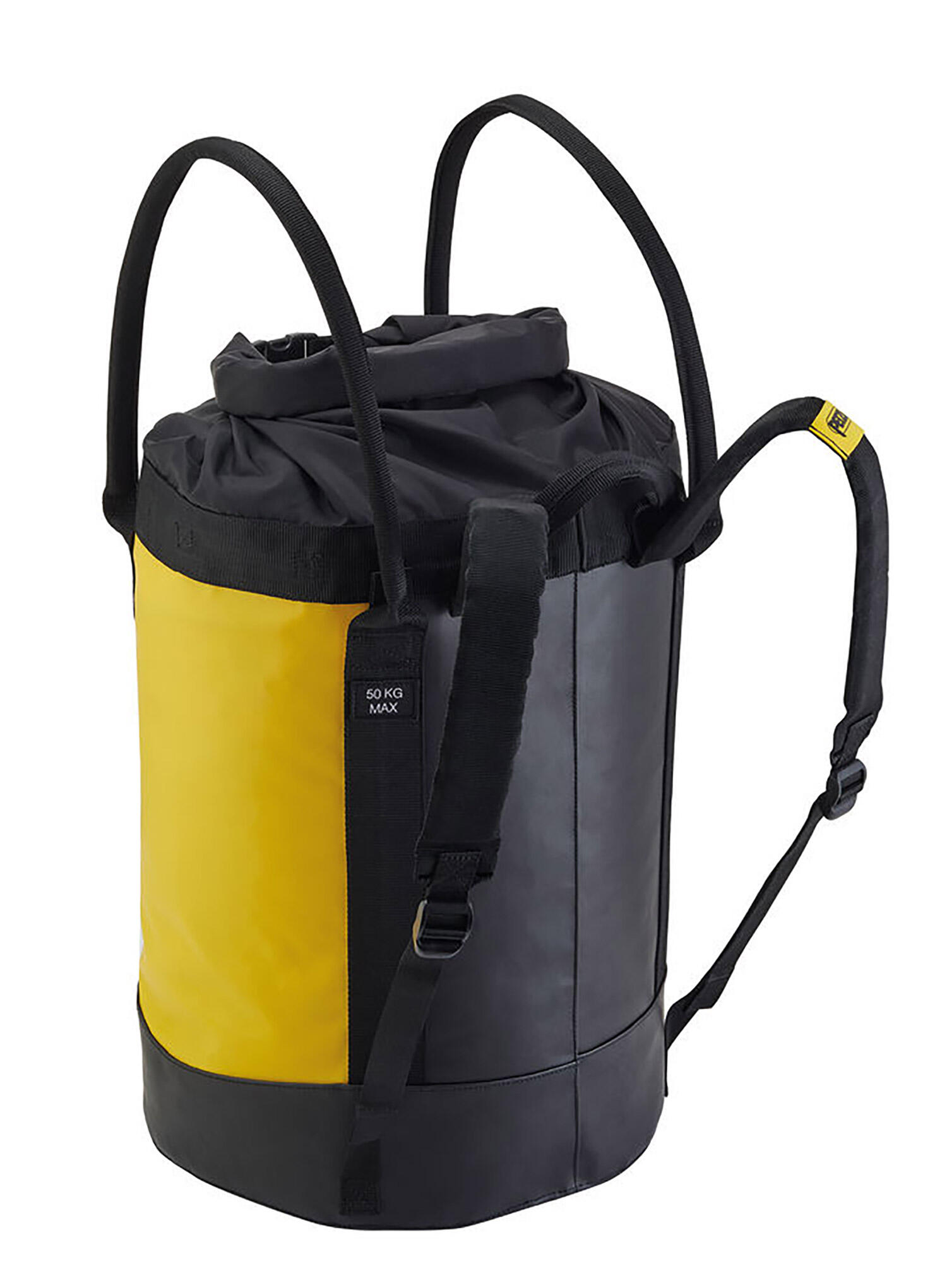 Sac auto-portant PETZL BUCKET 45 L étanche TPU, bretelles rembourrées 2/5