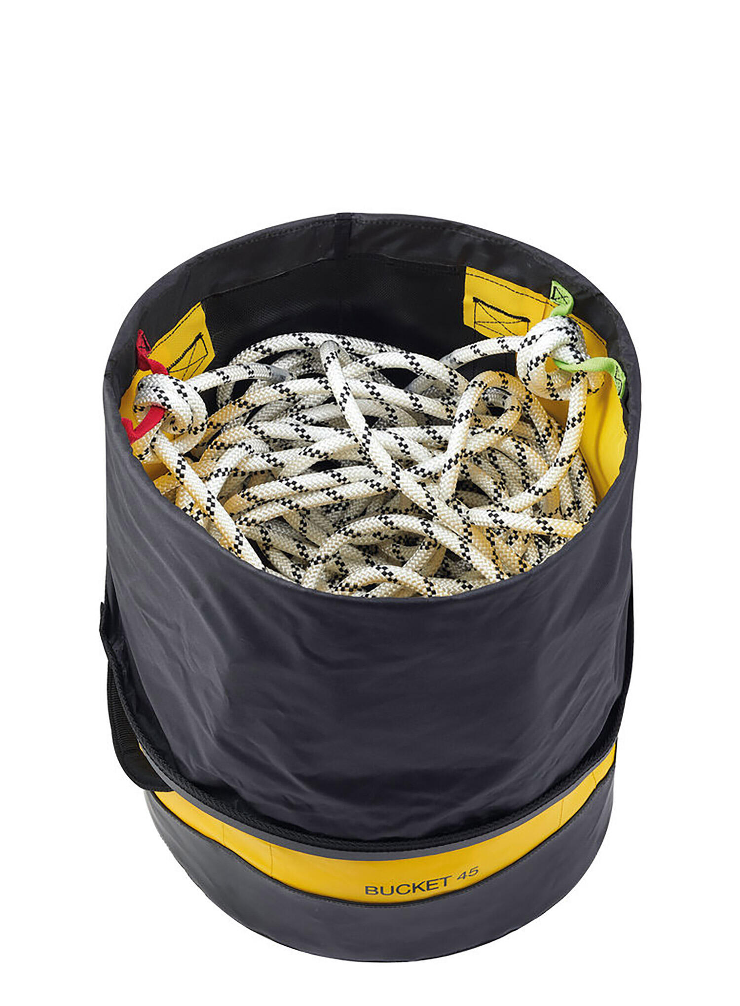 Sac auto-portant PETZL BUCKET 45 L étanche TPU, bretelles rembourrées 3/5
