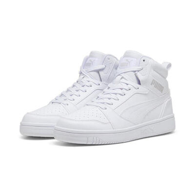 Zapatillas Rebound PUMA White Black Mauve Mist Pink