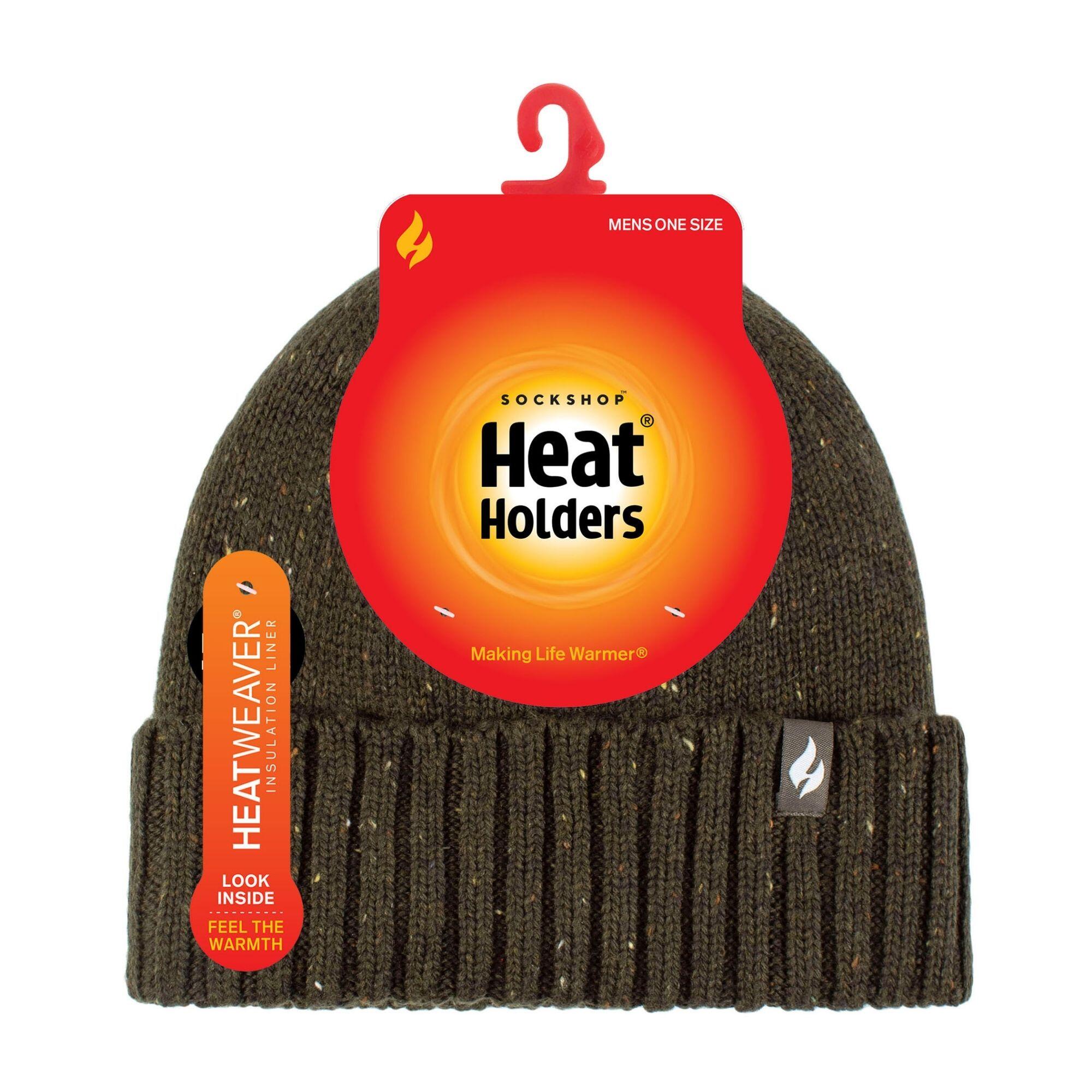 Warm Ribbed Cuff Beanie Hat for Men | Fleece Lined Chunky Winter Hat 2/5
