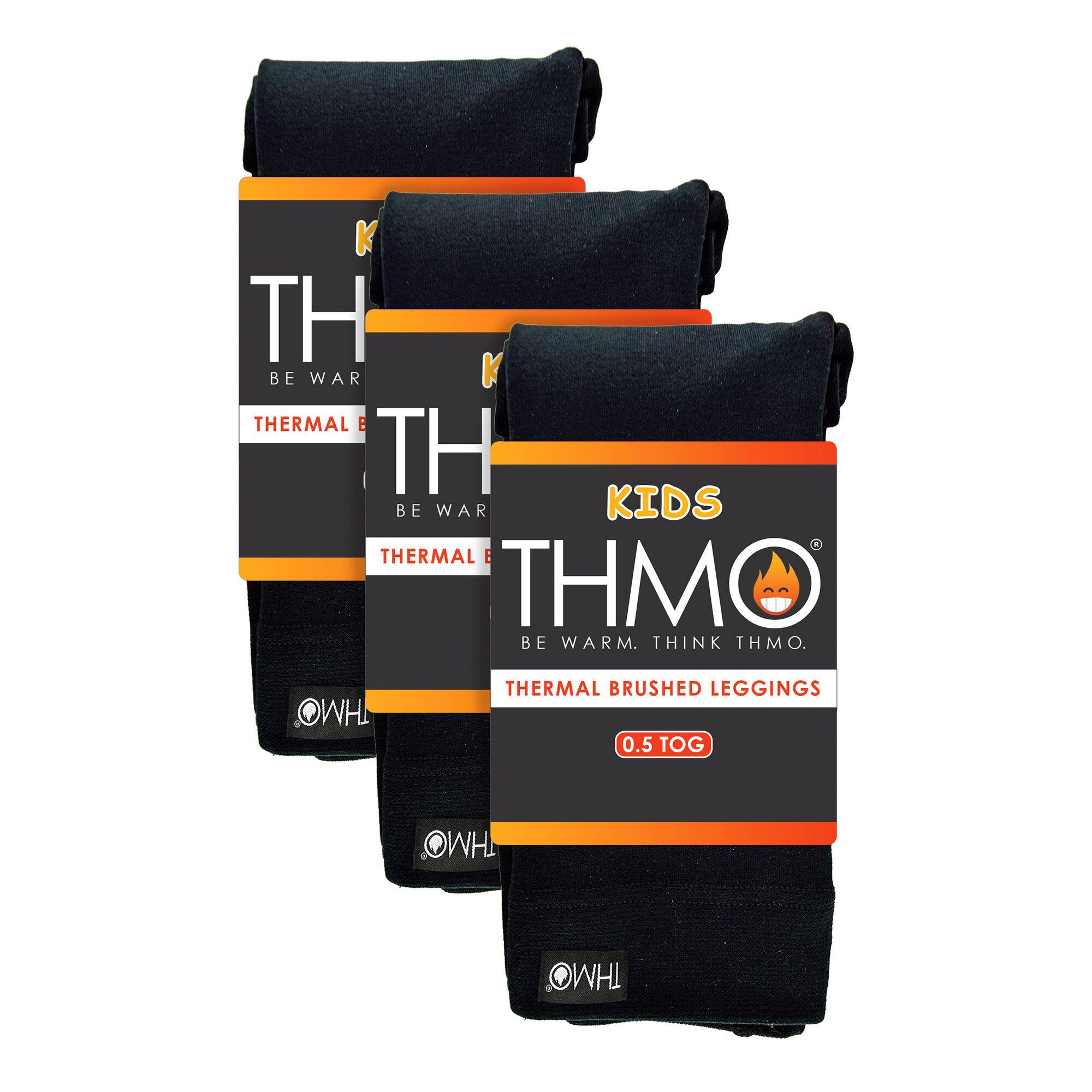 Kids 3 Pack Thermal Leggings with Thermal Brushed Inner 2/6