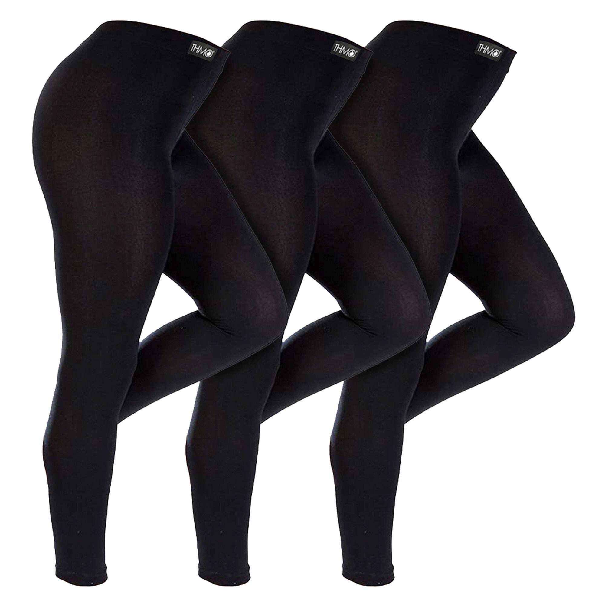 THMO Kids 3 Pack Thermal Leggings with Thermal Brushed Inner