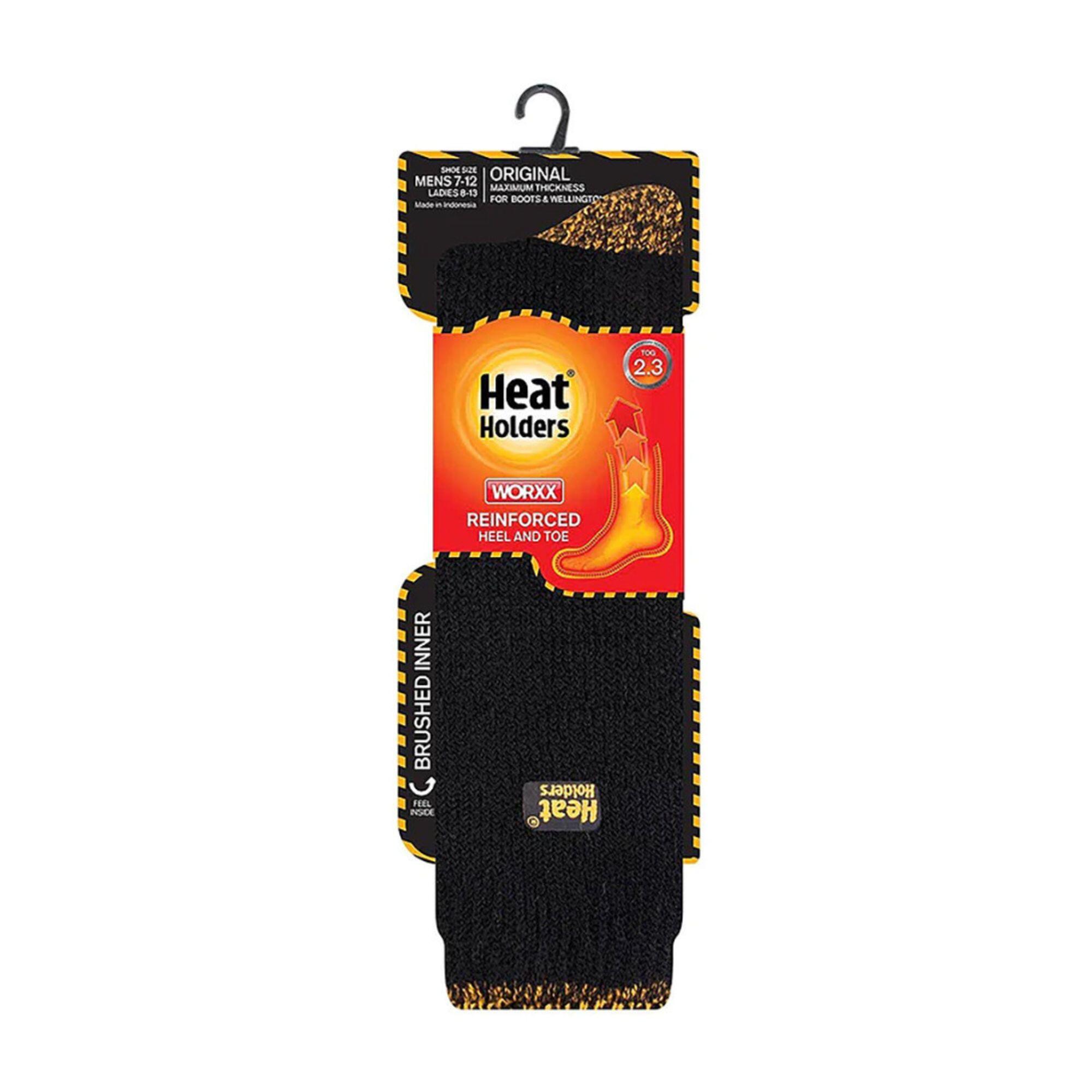 Heavy Duty Mens Knee High Thermal Work Socks, Thick Long Boot Socks 2/6