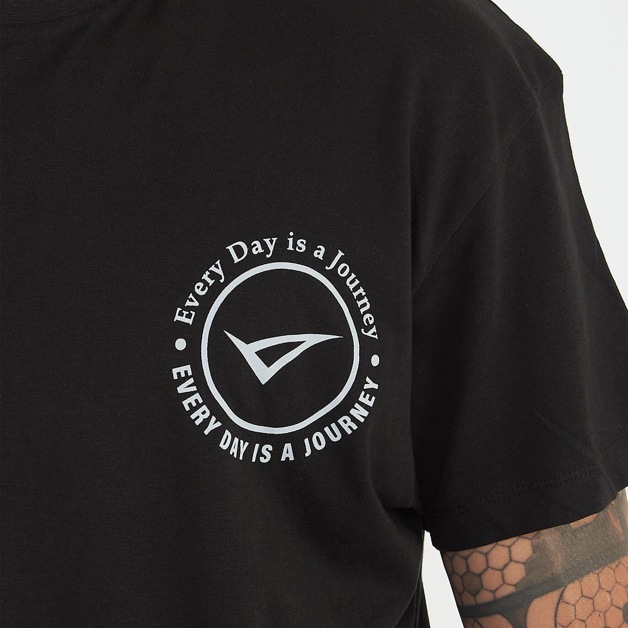 T-shirt aus Baumwolle für Herren TRAVELER schwarz 3/6