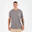 Tricou din bumbac pentru bărbați TRAVELER gri închis