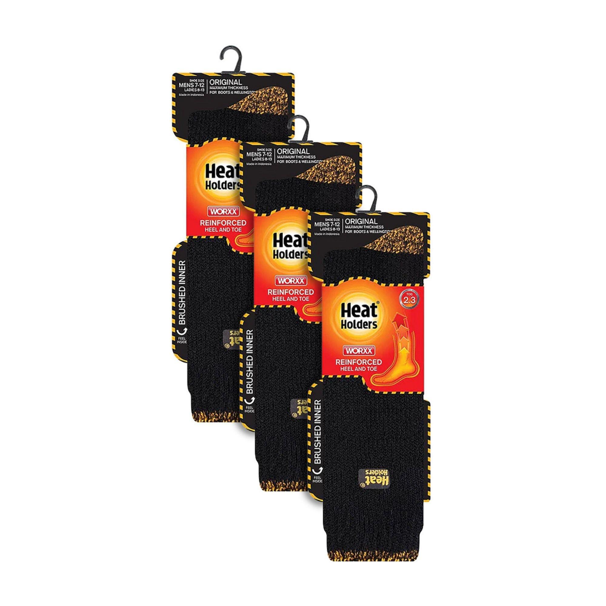 Heat Holders - 3 Paires Homme Chaussettes Hautes Hiver Travail Polaires 2/6