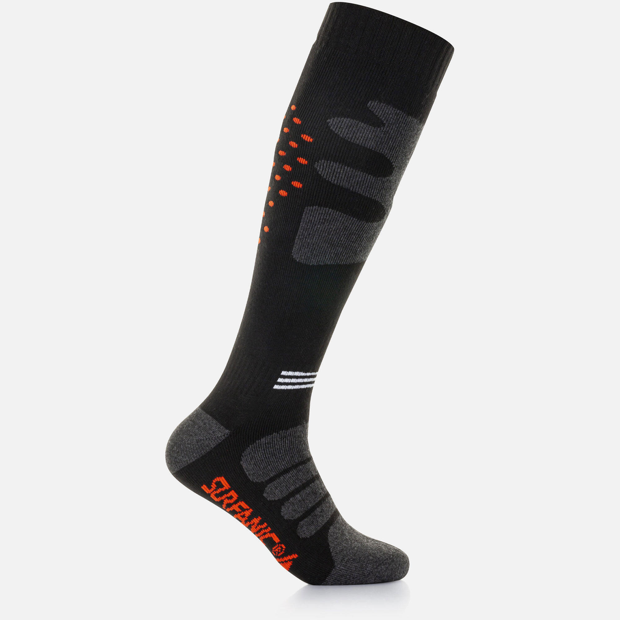 Pro Tech Plus 3pk Sock Orange 4/4