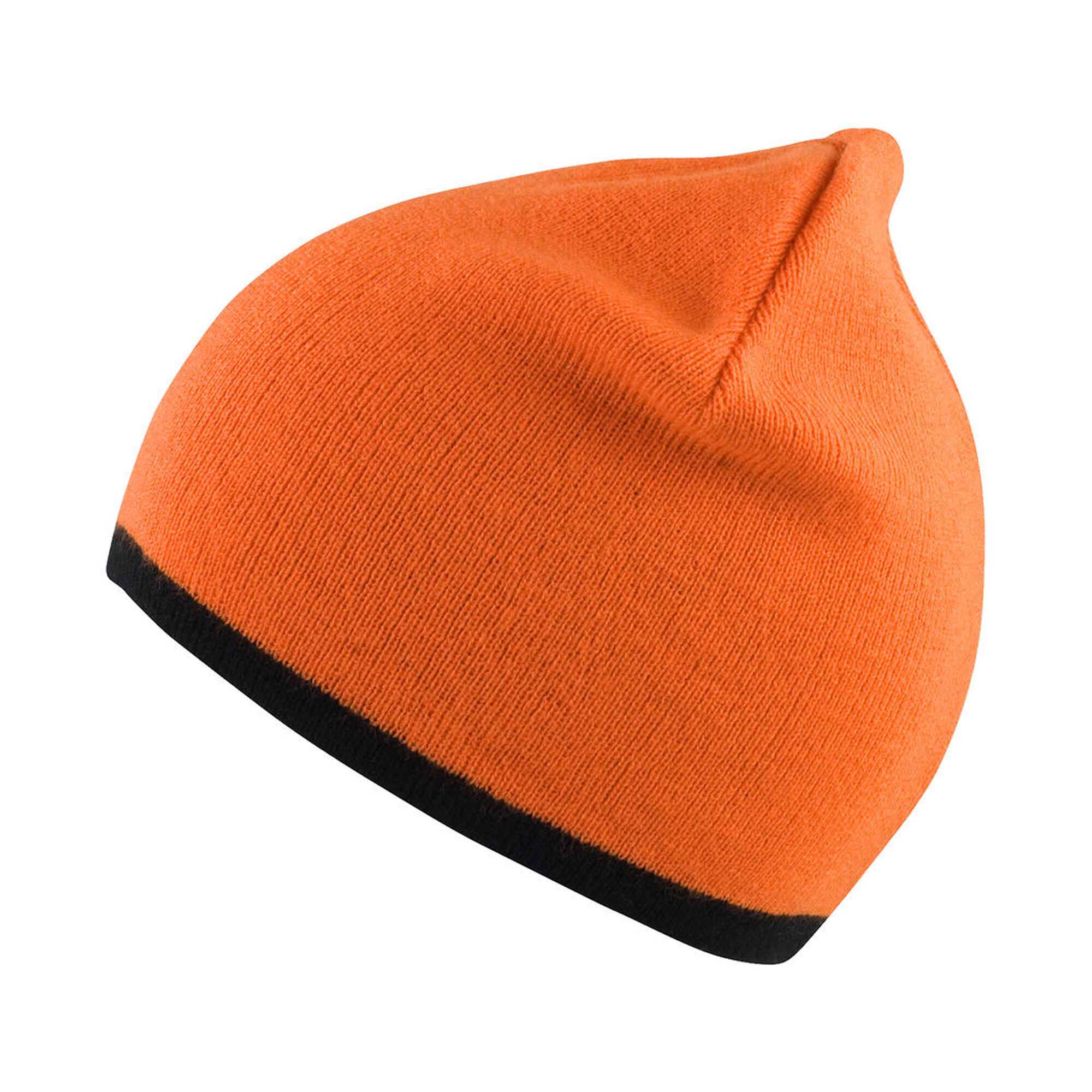 Gorro sem punho Soft Touch (Laranja Brilhante / Preto) 3/3