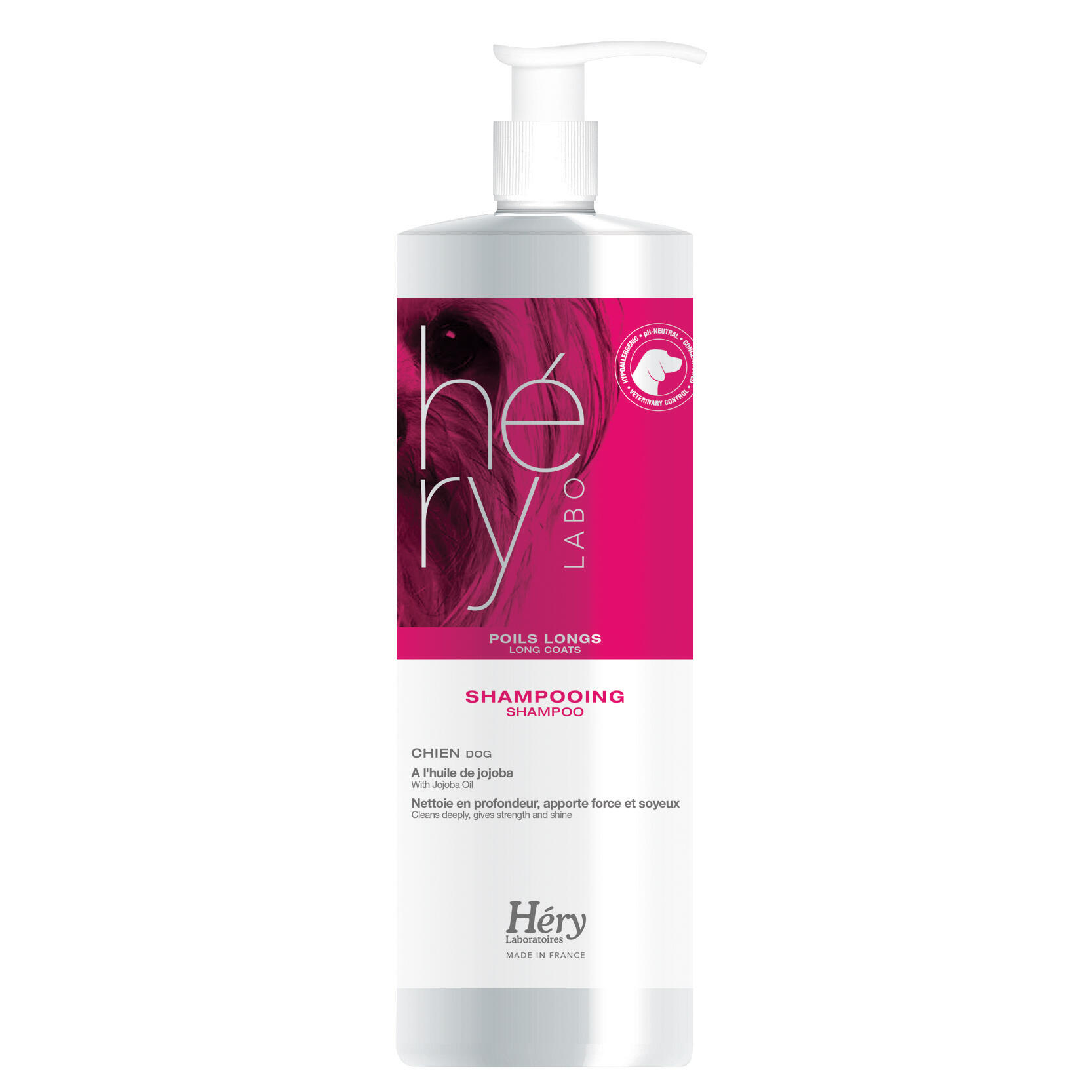 Hery - Shampoing Poil Long Pour Chien Héry - Shampoing Pour Chien - Blanc|incolore - 200 Ml - Decathlon