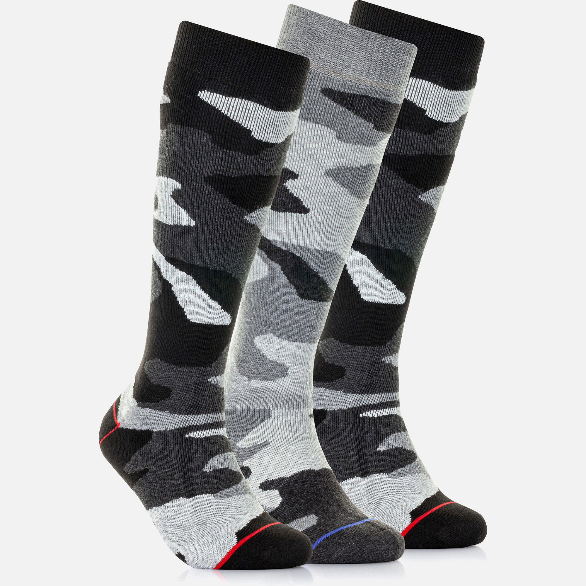 SURFANIC Pro Tech Plus Camo 3pk Sock Black Camo
