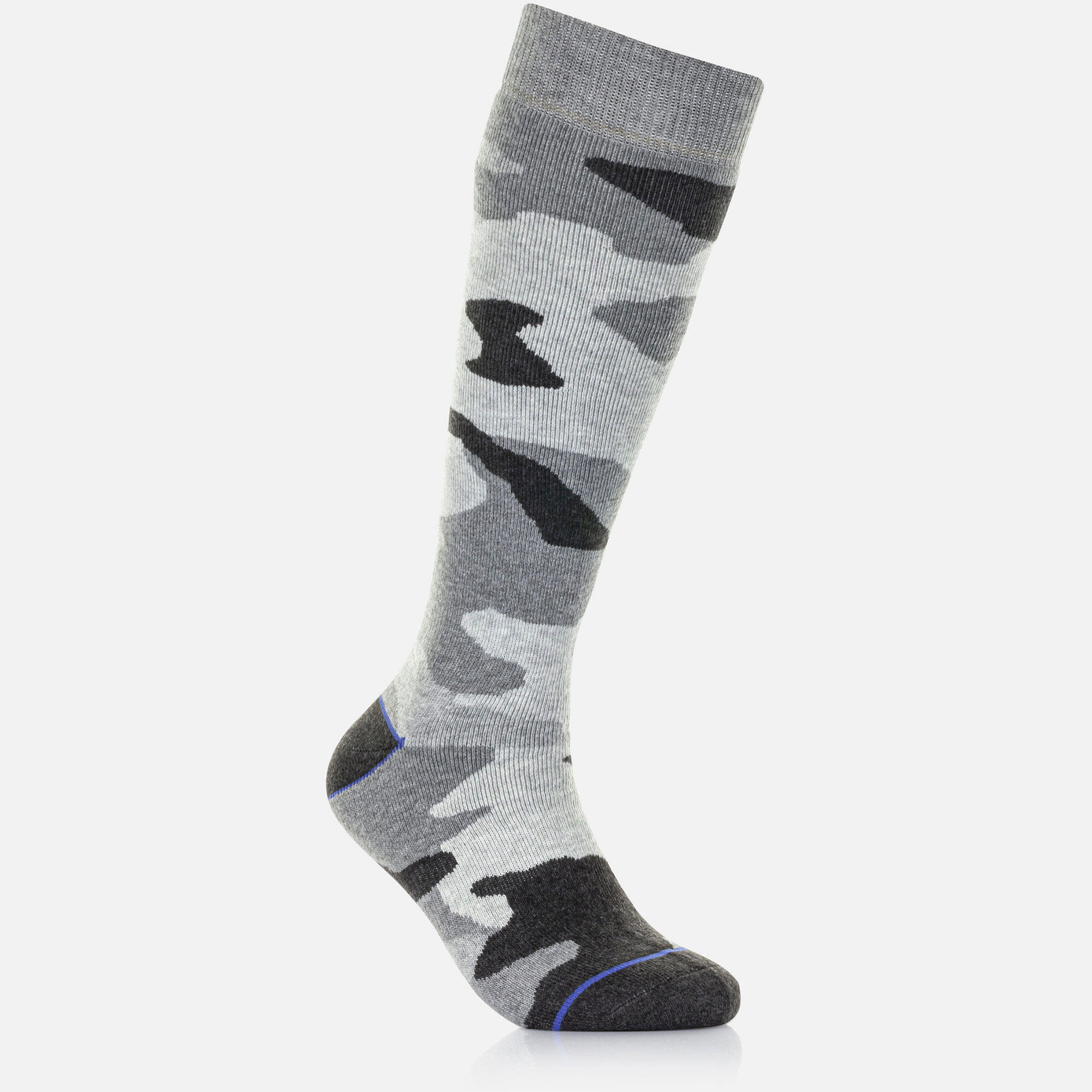 Skarpety Narciarskie Męskie Surfanic ProTech – Zestaw 3 pary – Czarne Camo 6/7