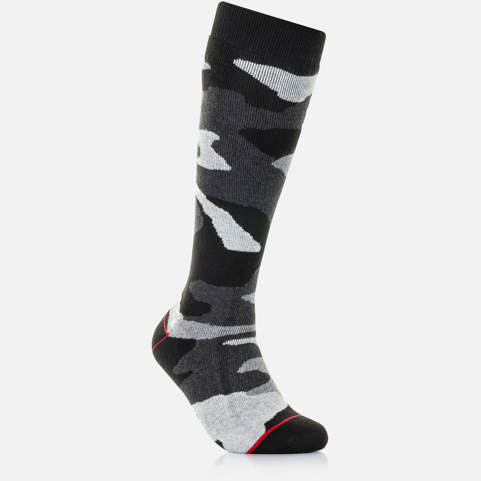 Pro Tech Plus Camo 3pk Sock Black Camo 7/7