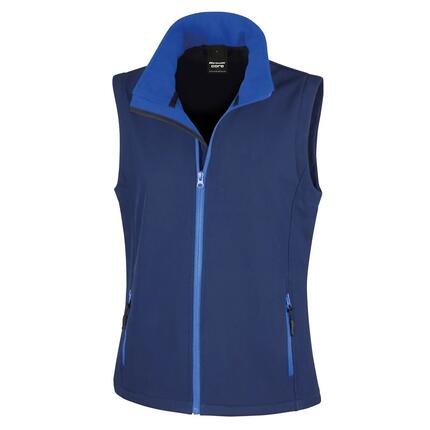 Body Warmer Softshell Pour Femmes/femmes (Noir / Orange)