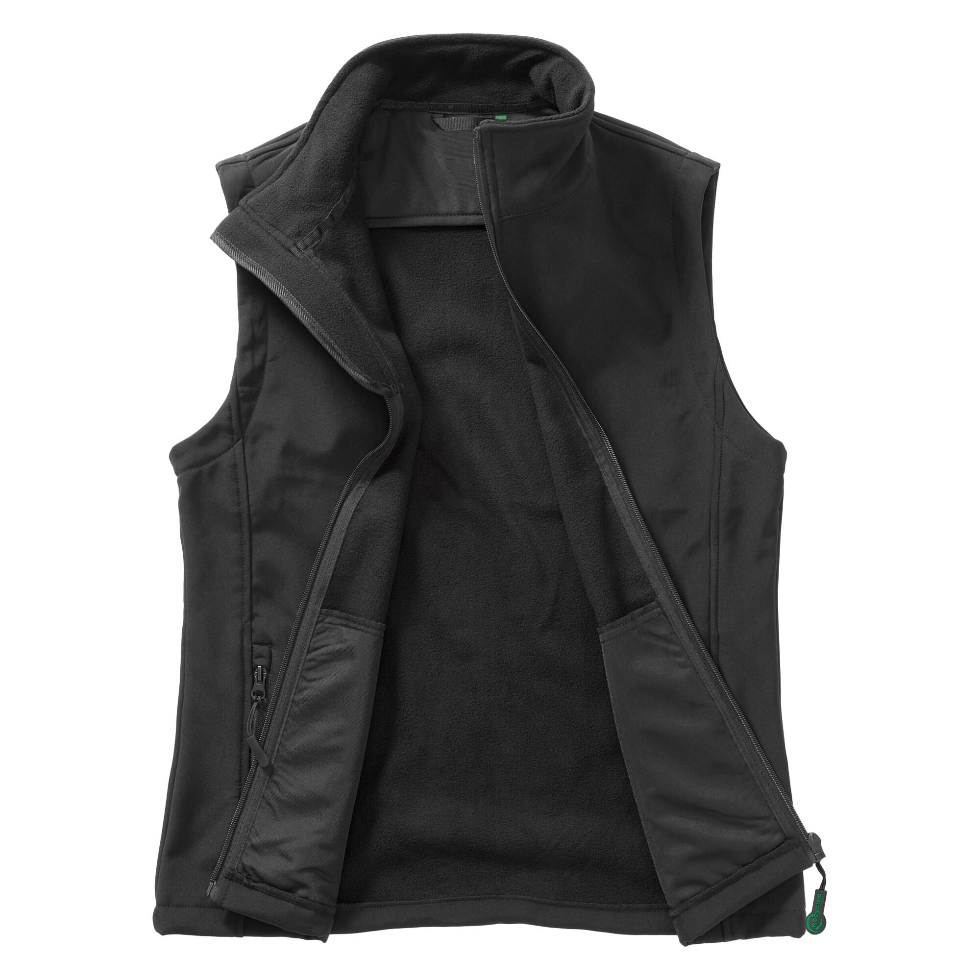 Colete Térmico Softshell Mulher (Preto) 2/3