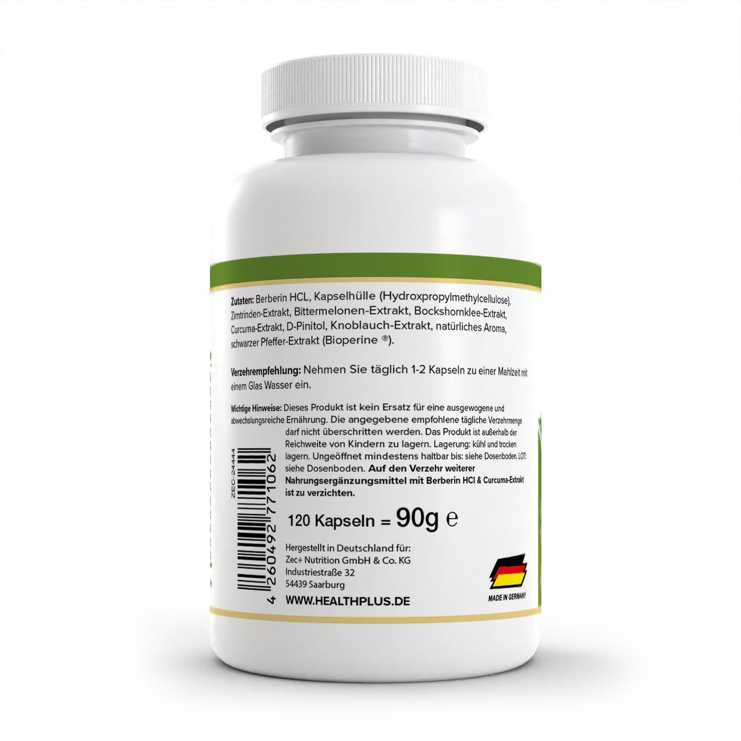 Zec+ Health+ Nährstoff-Optimizer (120 Caps) Unflavoured 3/3