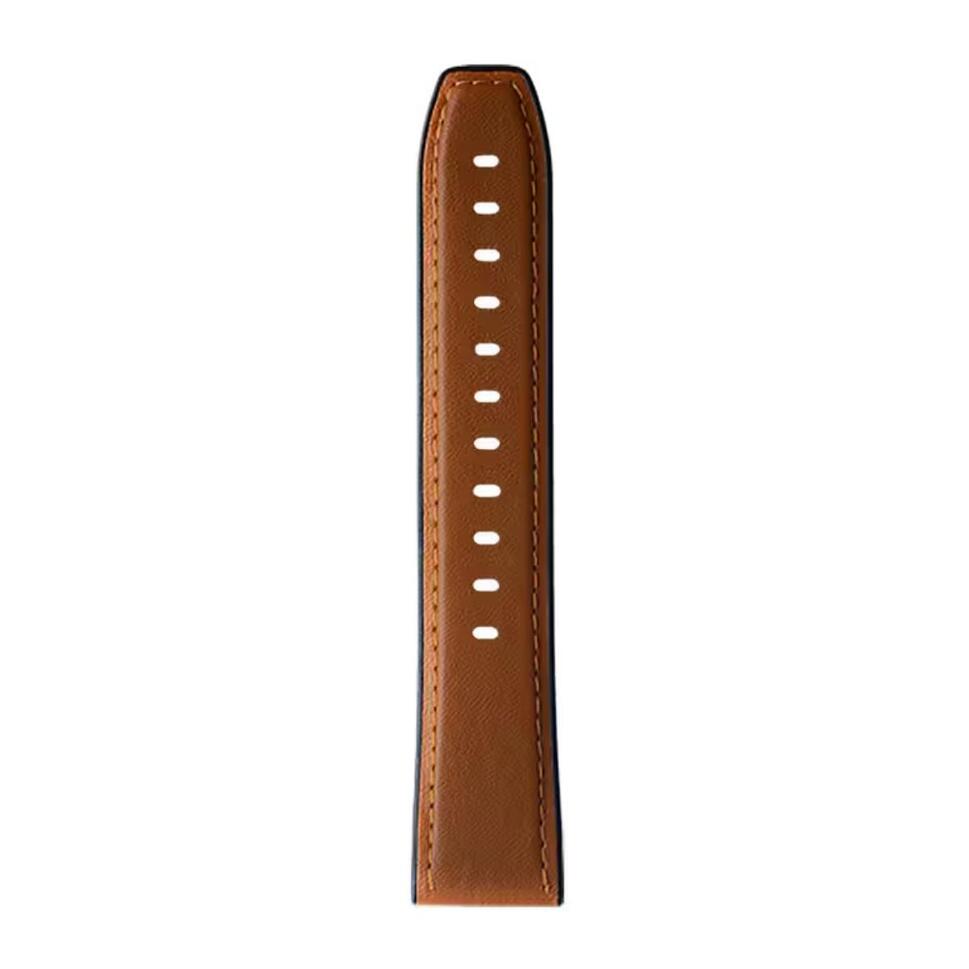 Pasek do zegarka Watchmark Brązowy skórzany 22 mm