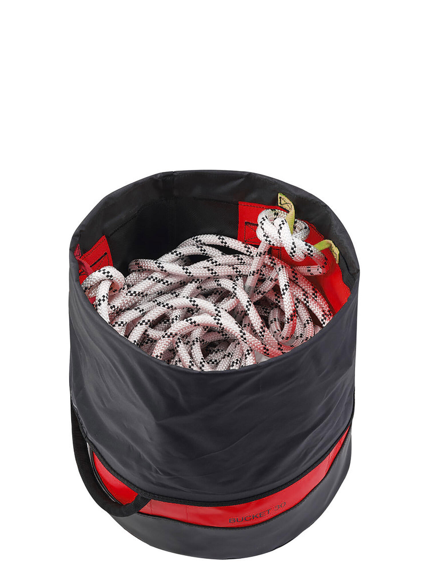 Petzl BUCKET 30L TPU Wassersack rot, Rollverschluss, gepolsterte Träger 3/3