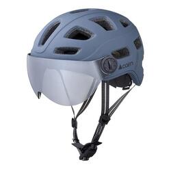Casque avec visière Gris Adulte Cairn Quartz Visor Led