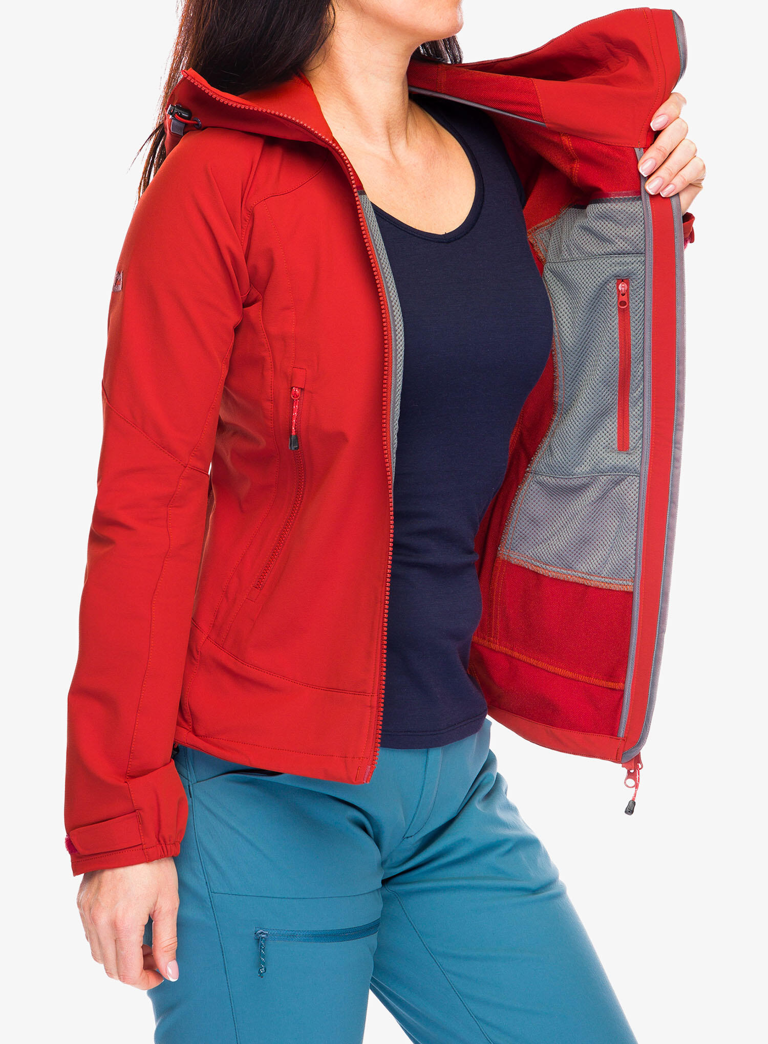 Damen Funktionsjacke W FRONTIER HOODED JACKET 5/7