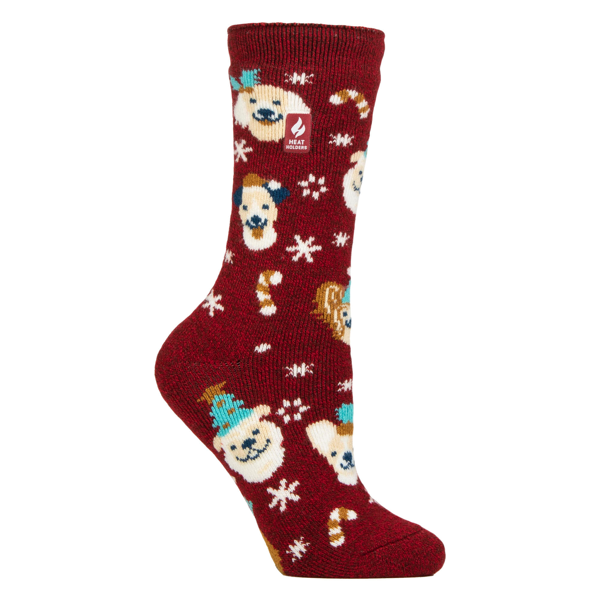 HEAT HOLDERS Heat Holders Lite - Calzini Donna Soffice Ricamato Natale