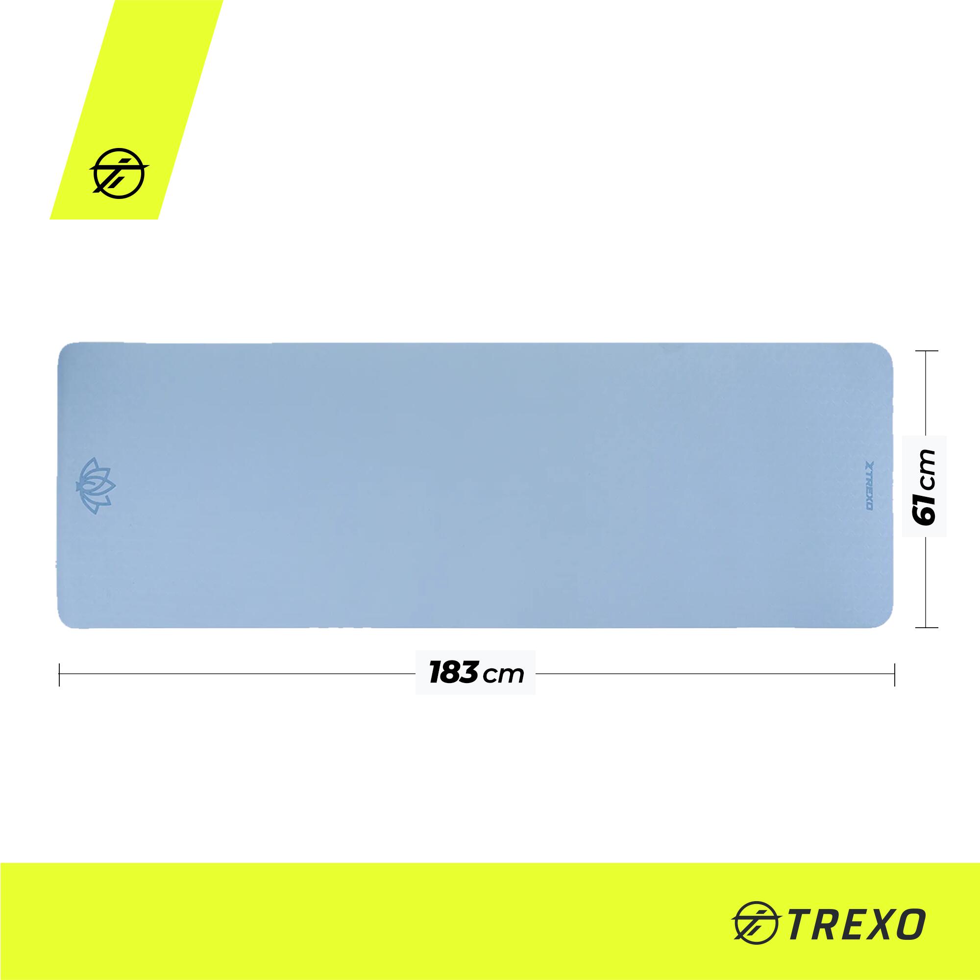 Esterilla de fitness TREXO TXO-B4Z003-BL 2/5