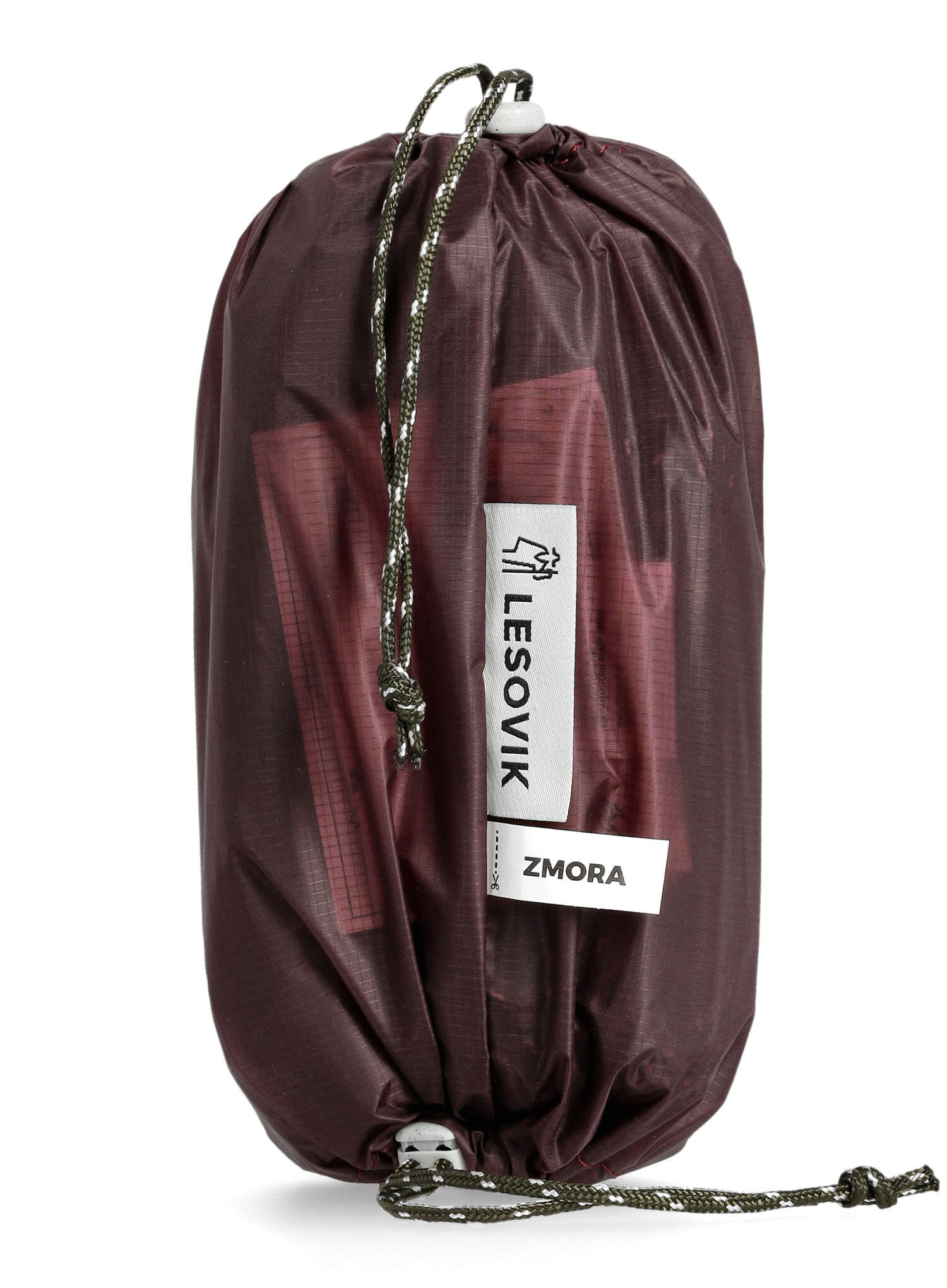 Tarp turystyczny Lesovik Zmora - burgundy ron 7/7