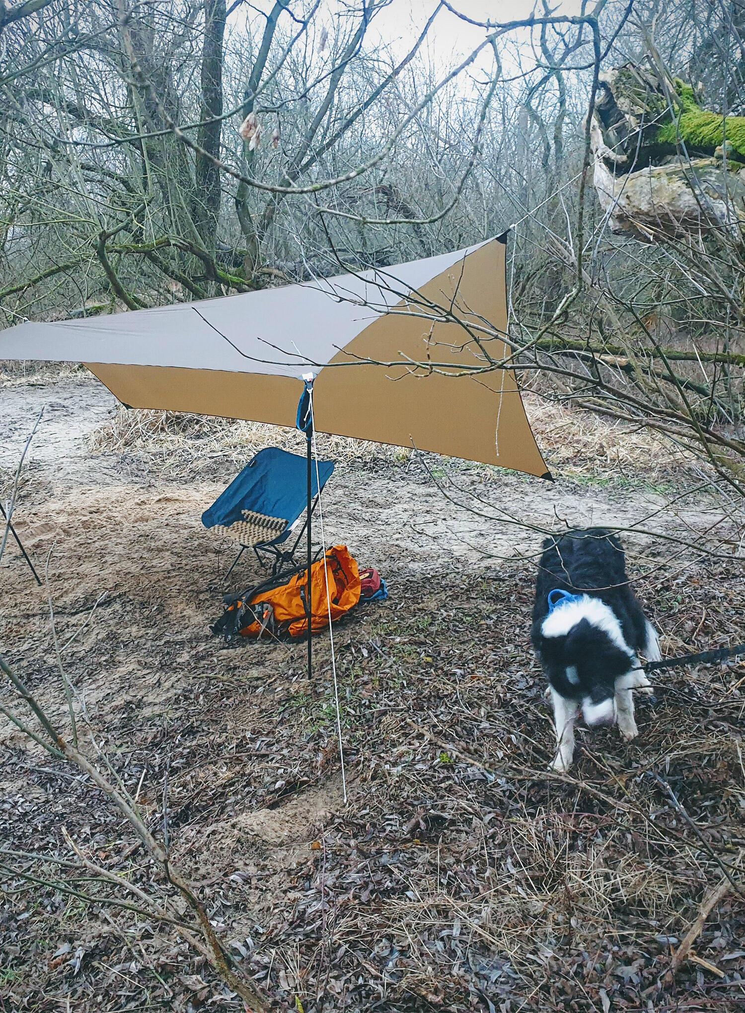 Tarp turystyczny Lesovik Zmora - kangaroo brown 6/7