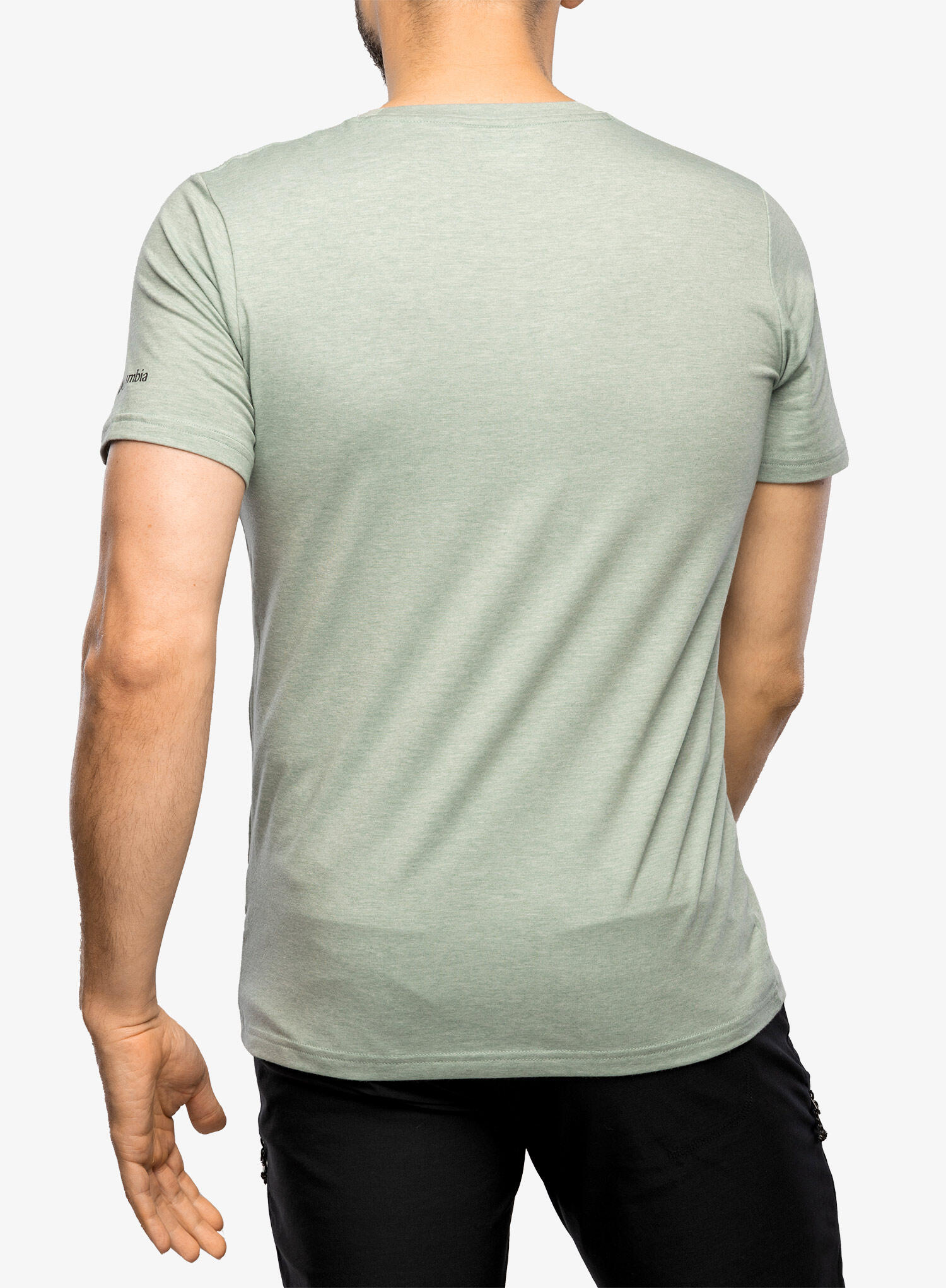 T-shirt Columbia sun trek™ técnica de manga curta para homem em cinzento 7/7