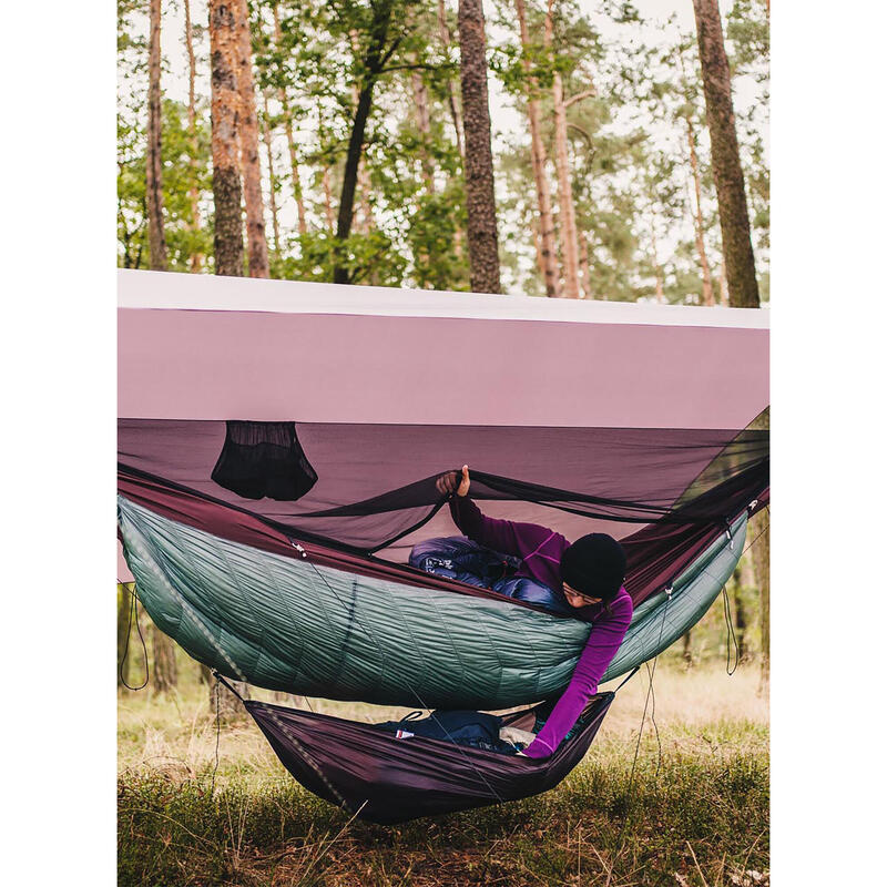 Tarp Lesovik Heksa - burgundy ron
