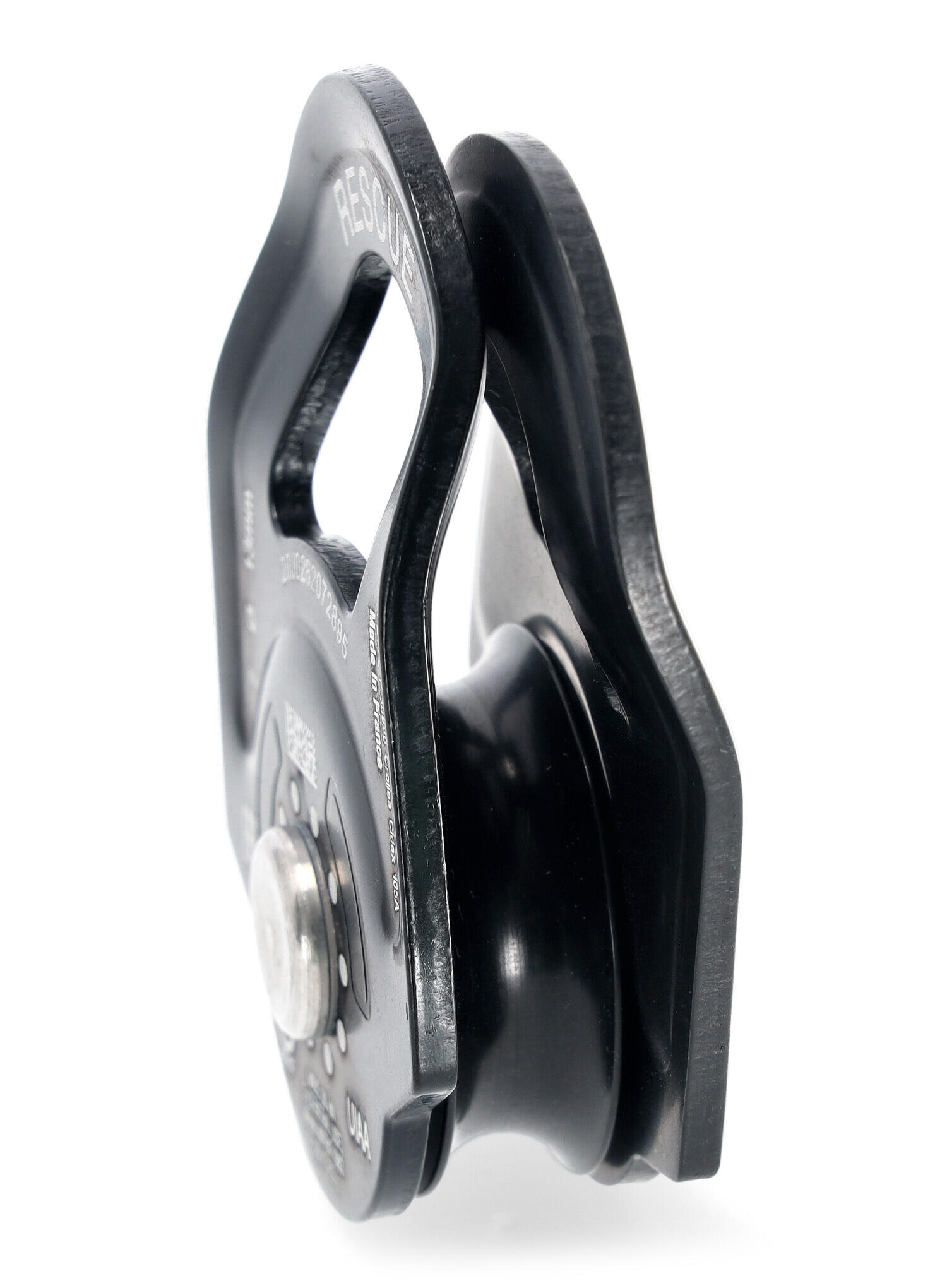 Poulie Petzl Réa 38 mm noire haute résistance 8 kN corde 7–13 mm 2/3