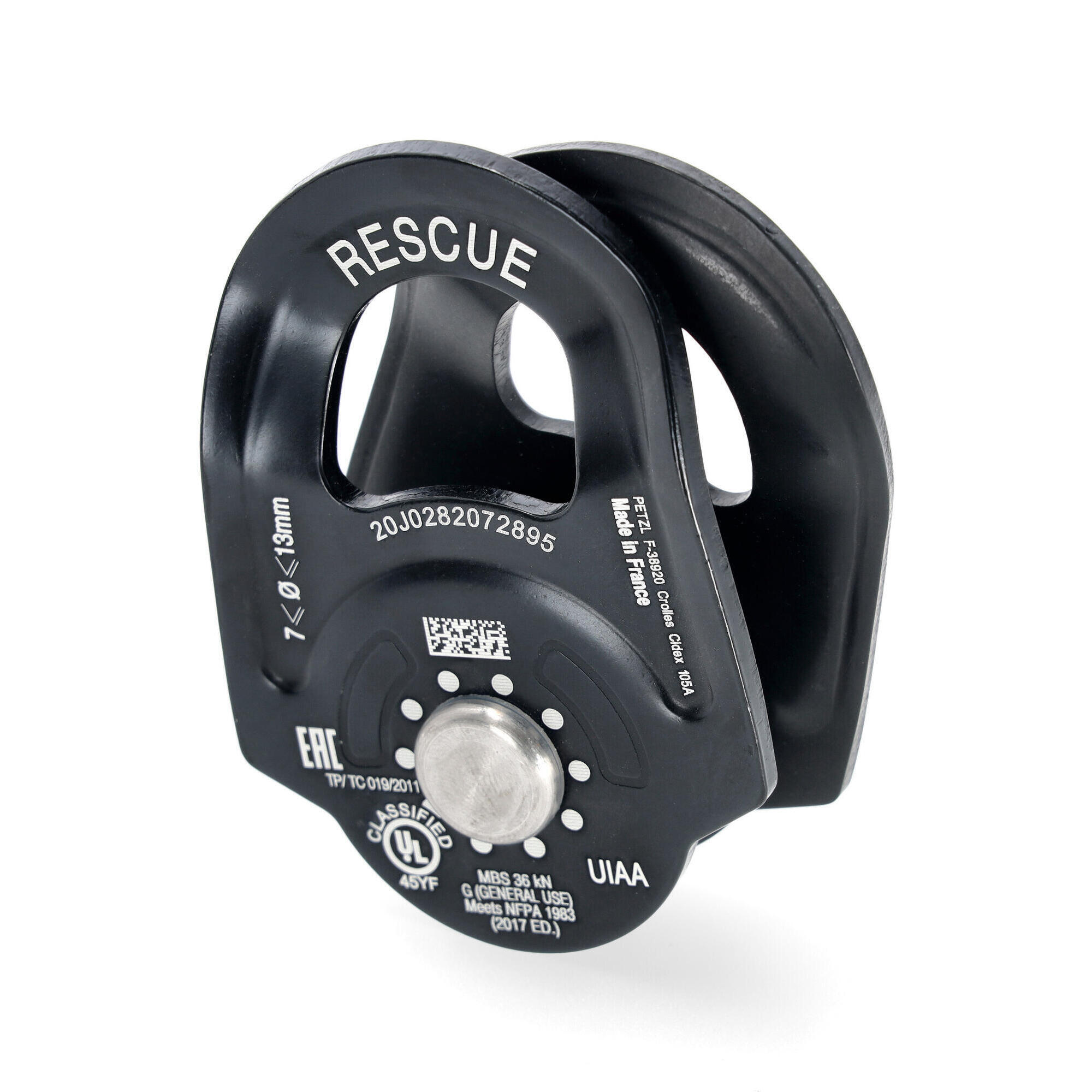 Bloczek Petzl Rescue - black