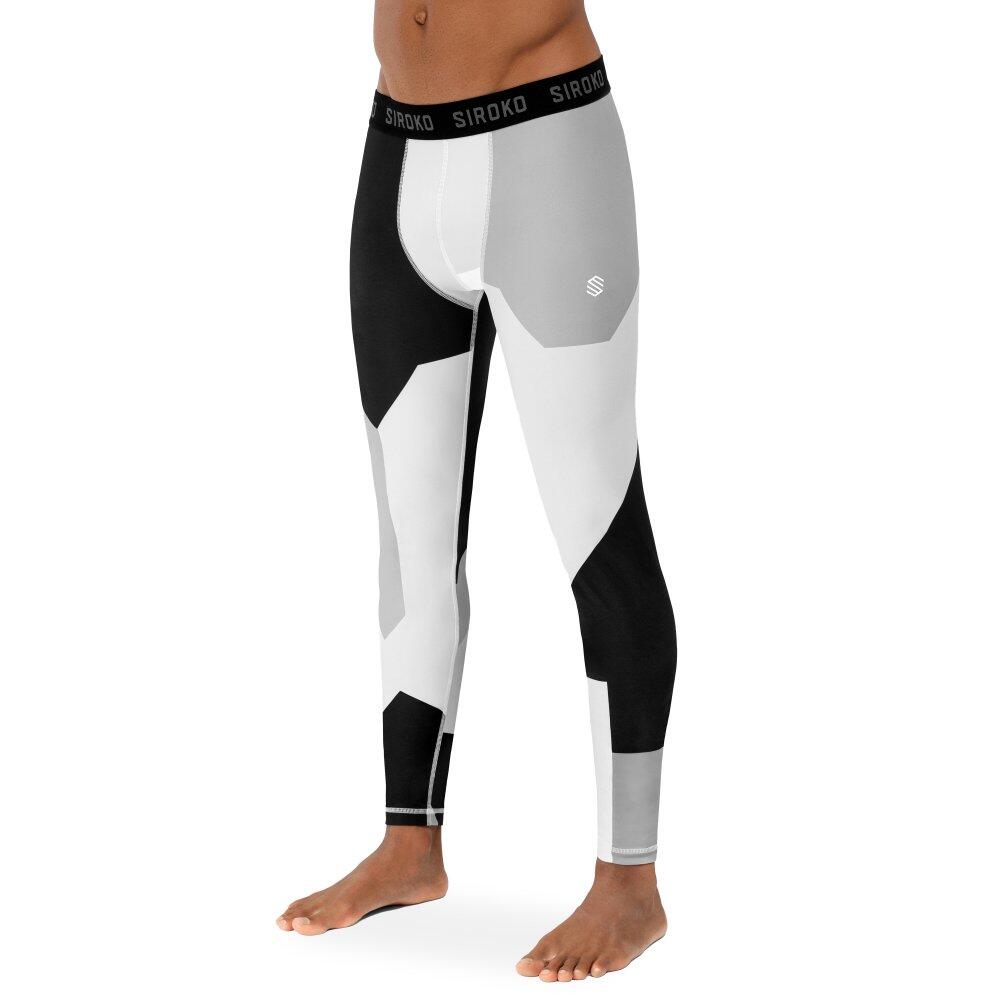 SIROKO Leggings térmicos de hombre esquí y nieve Bansko Gris