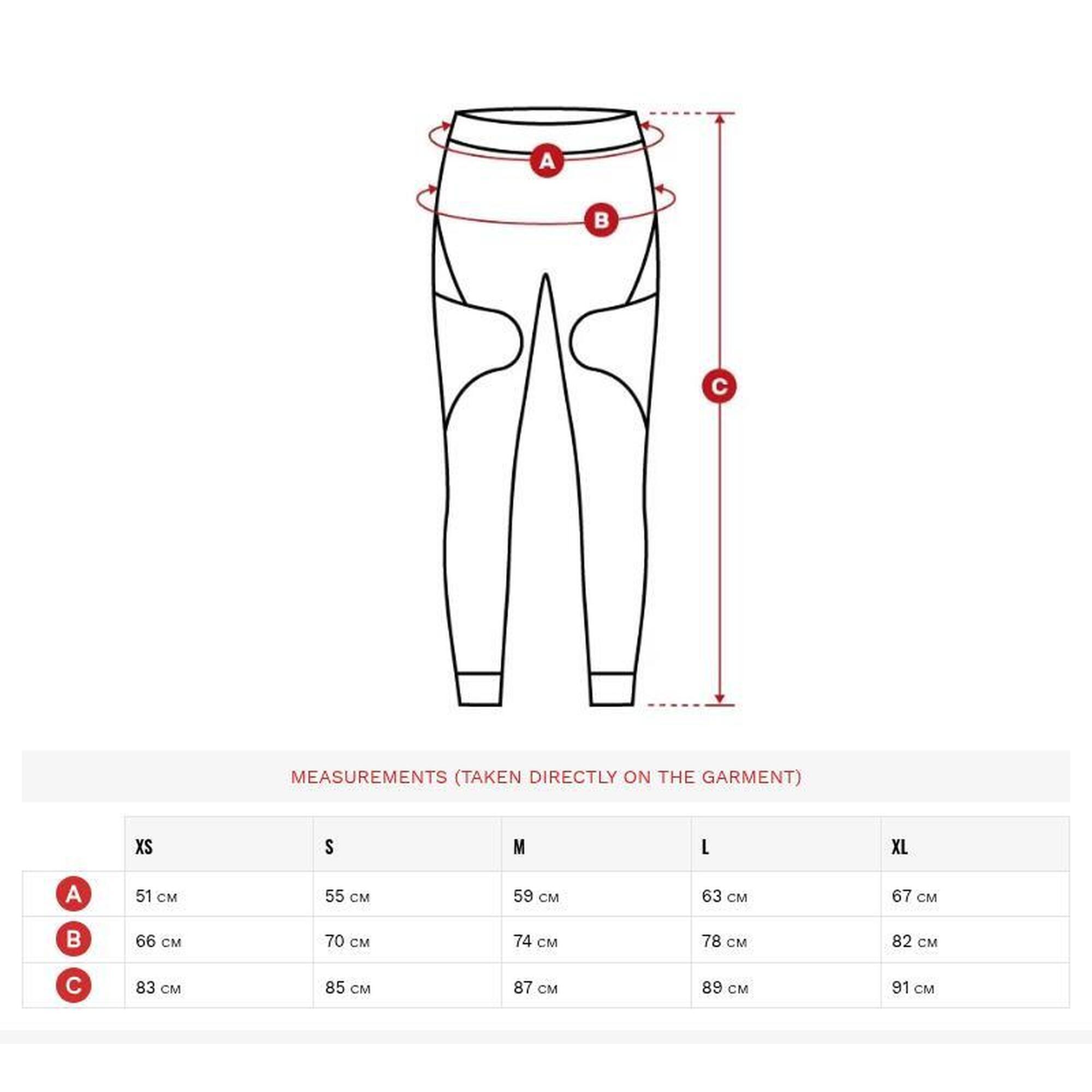 Pantaloni pentru femei cu strat de bază de compresie Fynbo Verde