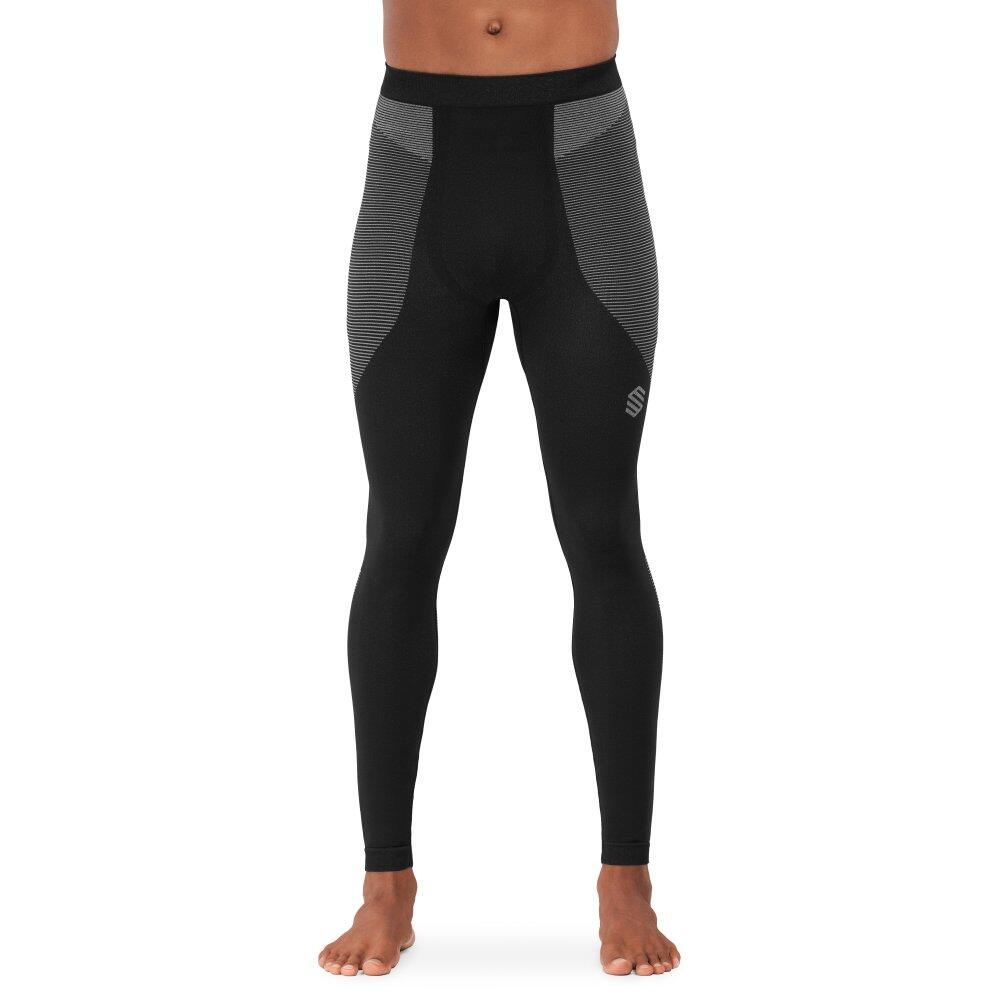 SIROKO Pantaloni intimi a compressione uomo Sport invernali Ice Dune Nero