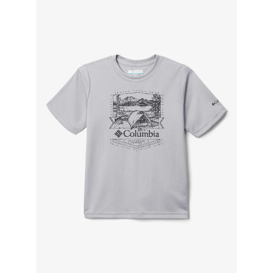 Koszulka szybkoschnąca chłopięca Columbia Fork Stream Short Sleeve Graphic Shirt
