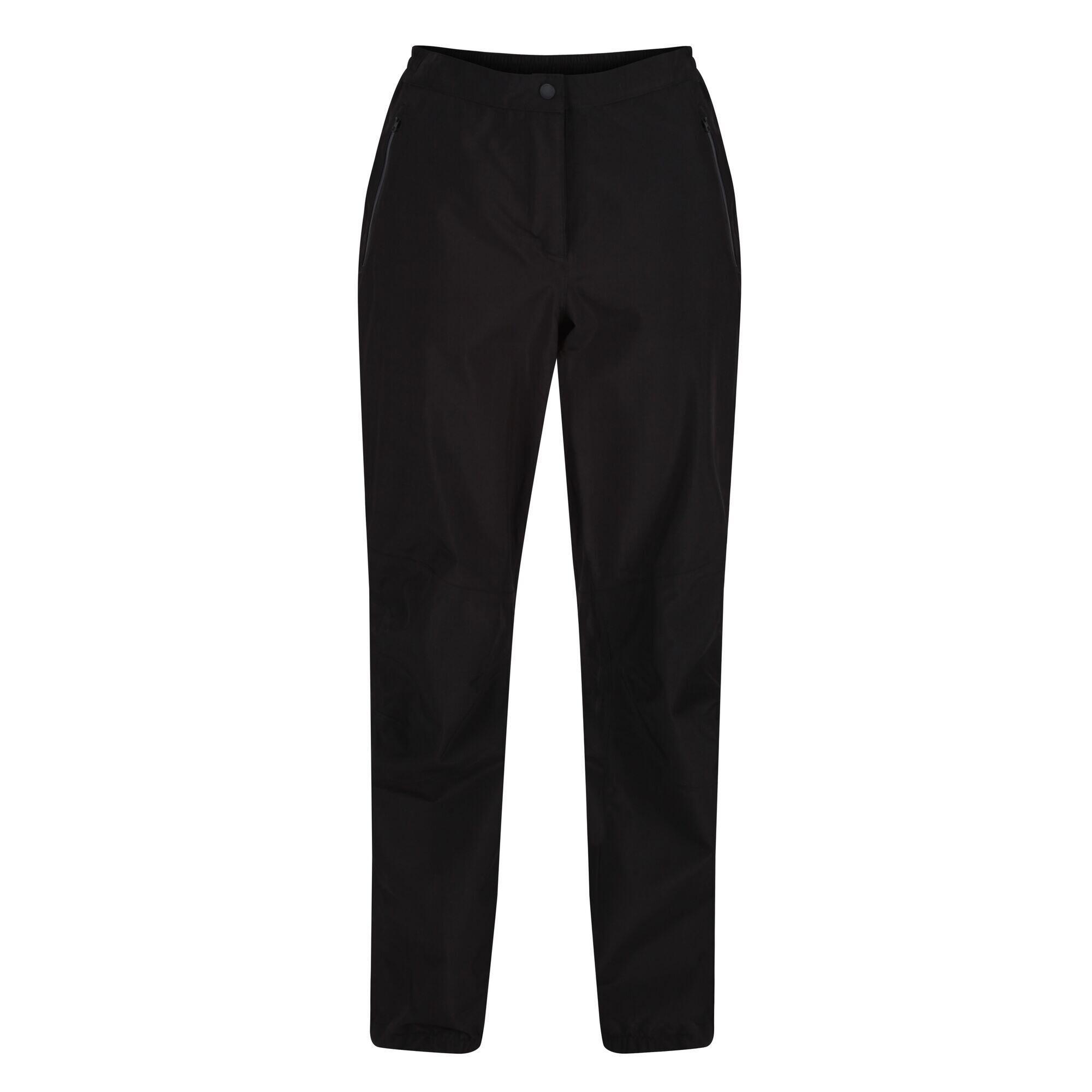 REGATTA Womens/Ladies Highton Waterproof Over Trousers (Black)