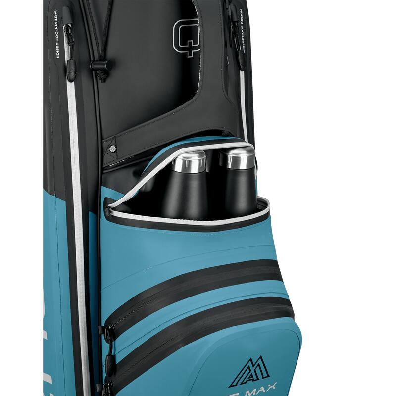 AQUA IPX Tour - Sac de golf étanche - Sac chariot - Noir BLEU