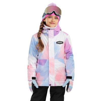 Kinderen wintersport meisjes snowboardjas kw1-g dreamy multicolor