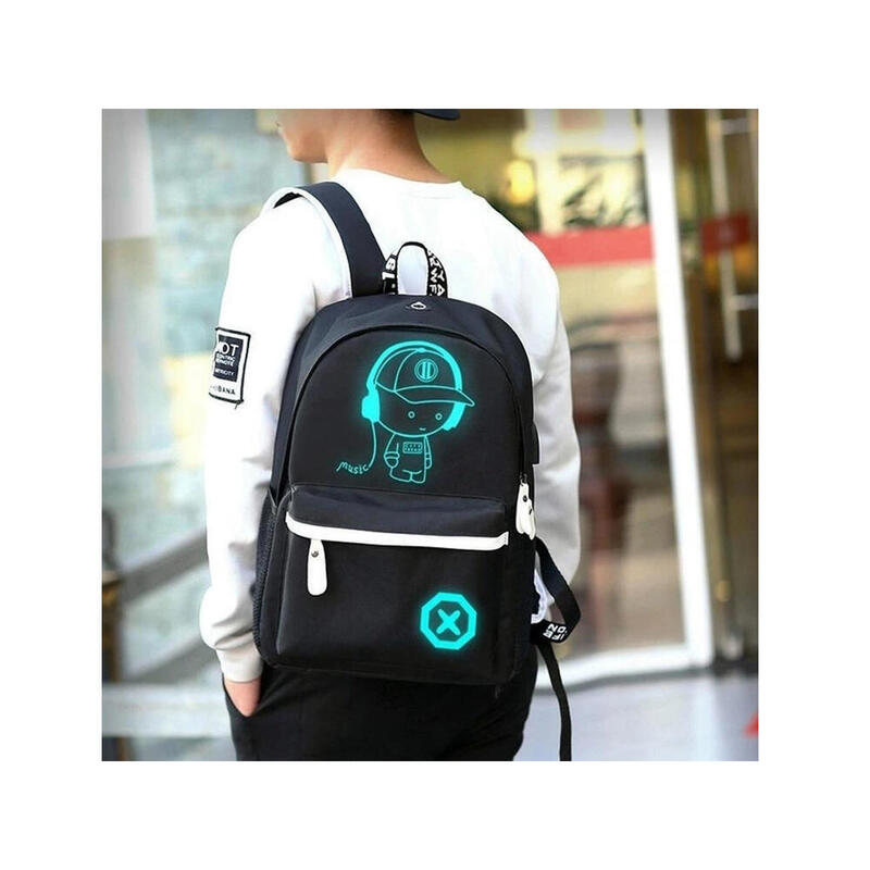 Rucsac pentru băieți, pentru școală sau sport, cu LED, 19 litri
