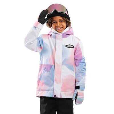 Kinderen wintersport jongens snowboardjas kw1 dreamy multicolor