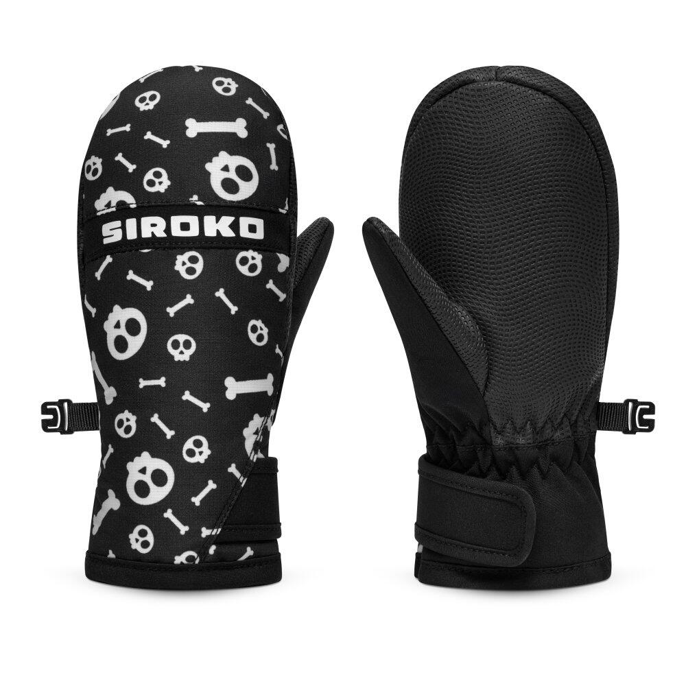 Kids Winter sports ’ snowboard and ski winter mittens Spook Black