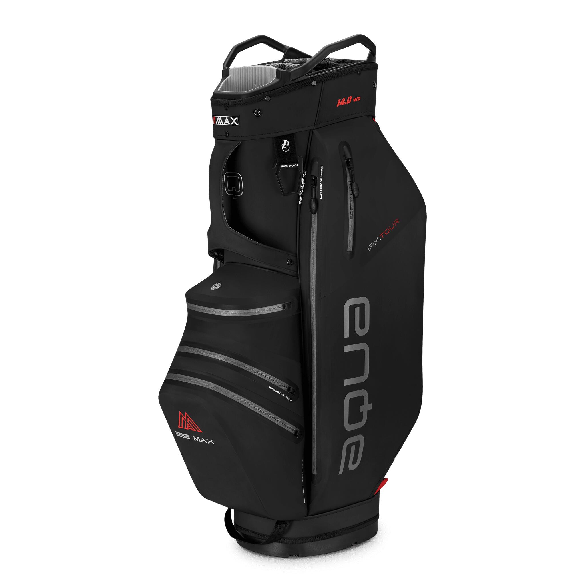 BIG MAX AQUA IPX Tour – Wasserdichte Golftasche – Cartbag – Schwarz